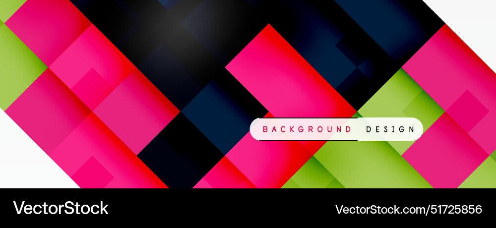 Dynamic colorful squares background Dynamic colorful squares background Vector Image