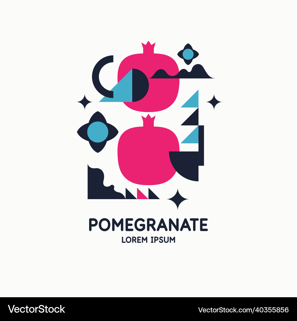 Graphics in a minimalistic style vector image