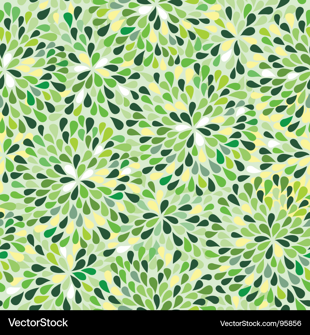 Leaf Pattern - Floral Wallpaper vector image