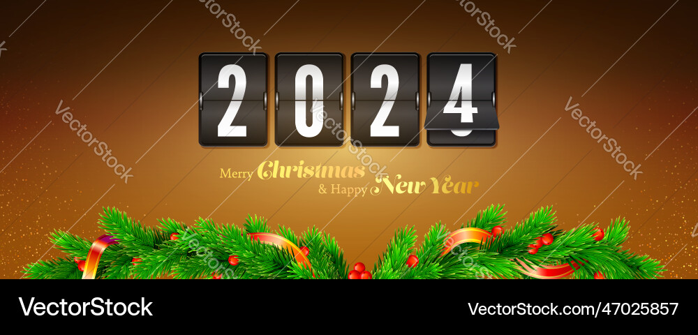 Happy new year 2024 flip timetable coming soon Happy new year 2024 flip timetable coming soon Vector Image