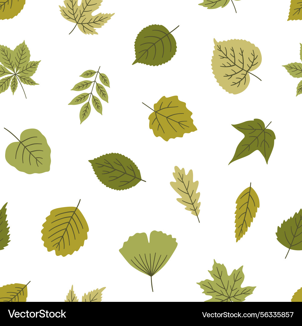 Seamless pattern motif with different spring Vector Image