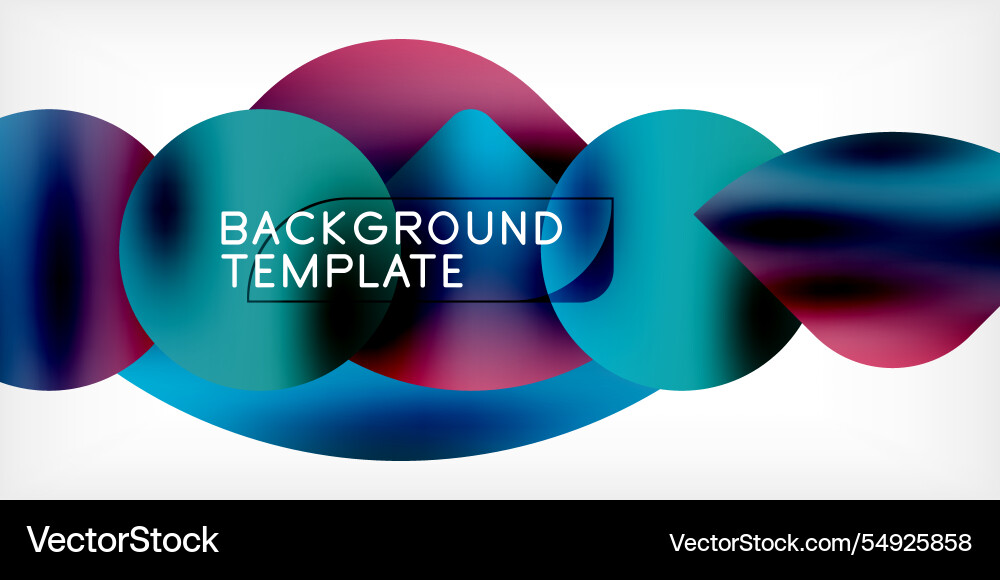 Bright circles with shadows abstract background Bright circles with shadows abstract background Vector Image