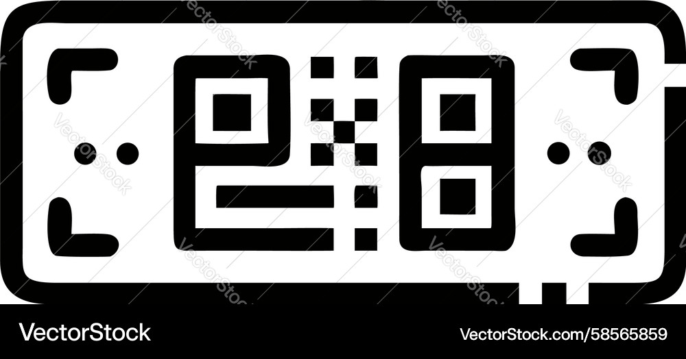 Digital Binary Clock Pattern Vector Image