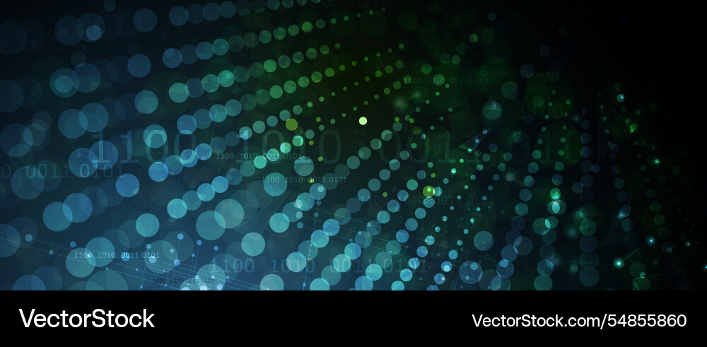 Futuristic background big data visualization Futuristic background big data visualization vector image