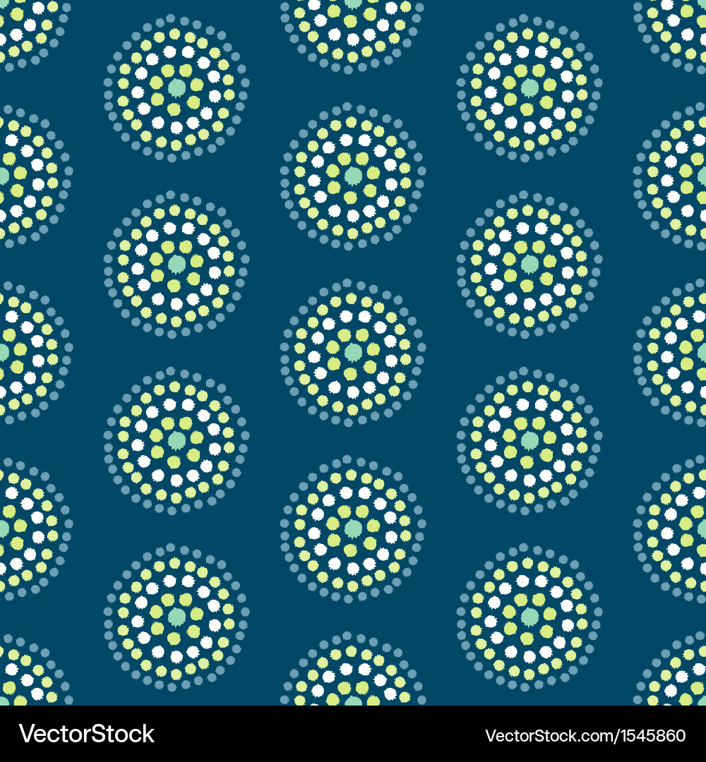 Seamless pattern with concentric circles made from vector image