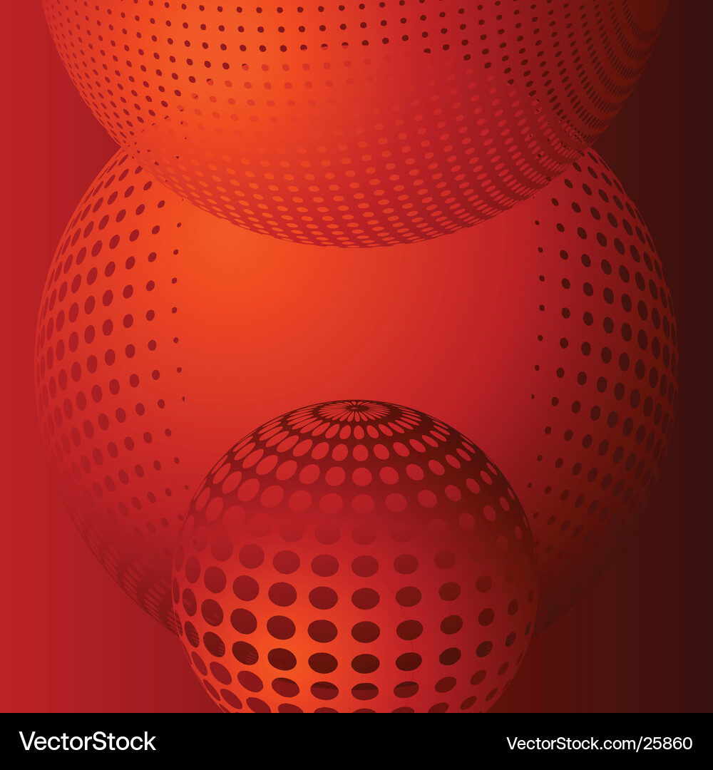 Sphere background Vector Image