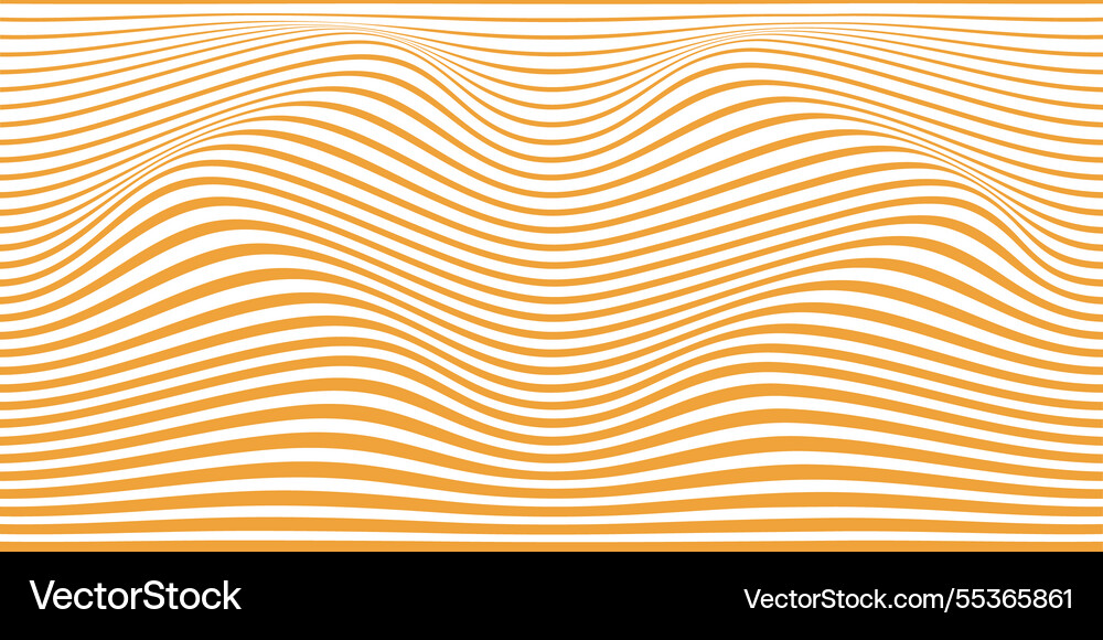Orange wavy lines creating a dynamic and abstract Orange wavy lines creating a dynamic and abstract vector image