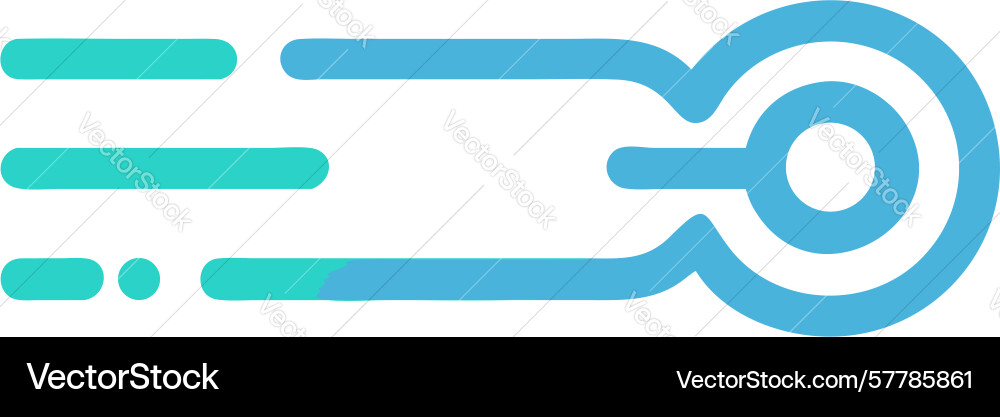 Quick search input rapid query tool design vector image