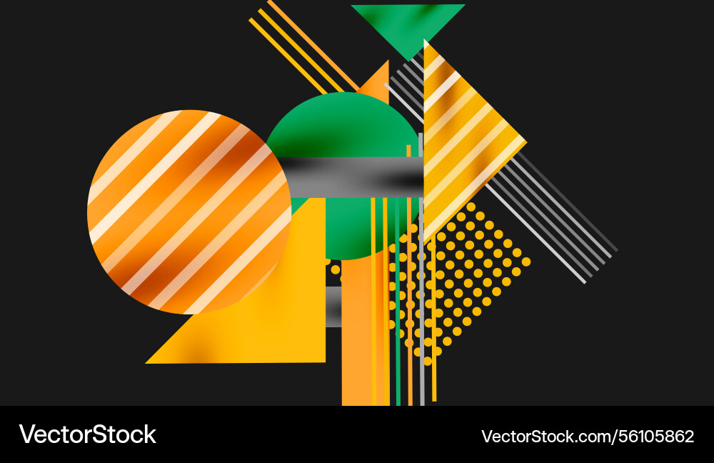 Geometric background showcasing sharp lines vector image