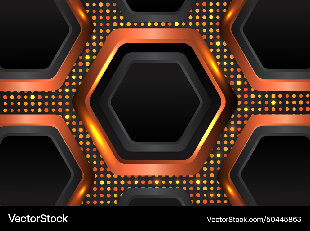 Abstract background polygon shape with black Abstract background polygon shape with black vector image