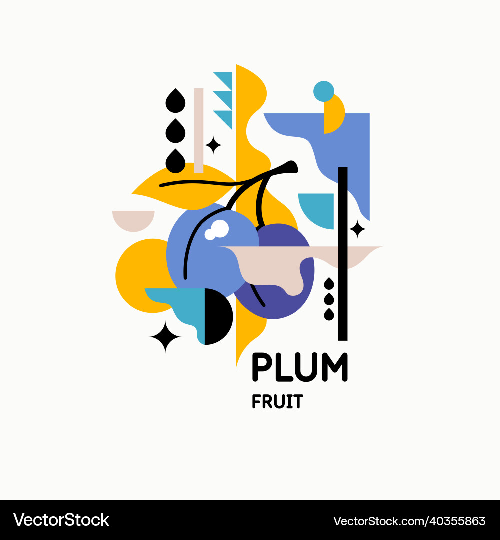 Graphics in a minimalistic style vector image