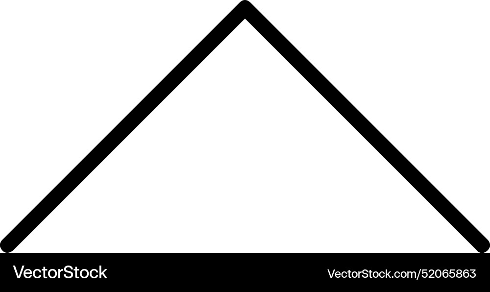 Upload outline icon symbol image Vector Image