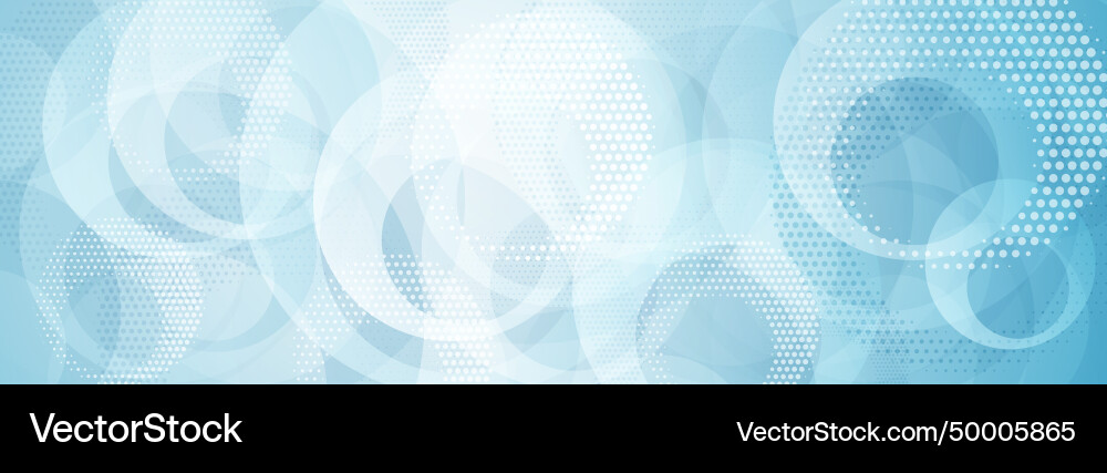 Abstract background of translucent circles Vector Image