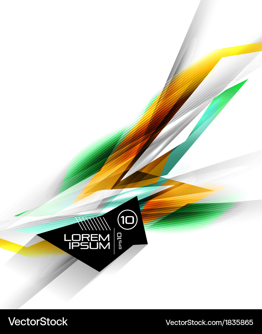 Dynamic High-Tech Lines Vector Image