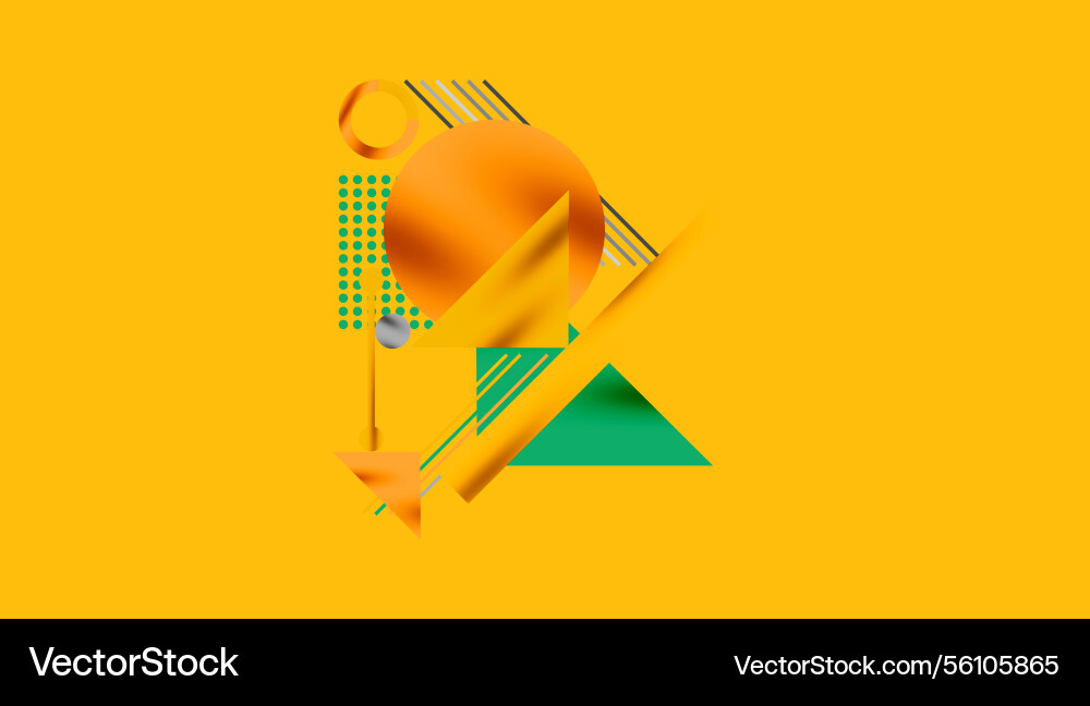 Geometric background showcasing sharp lines vector image