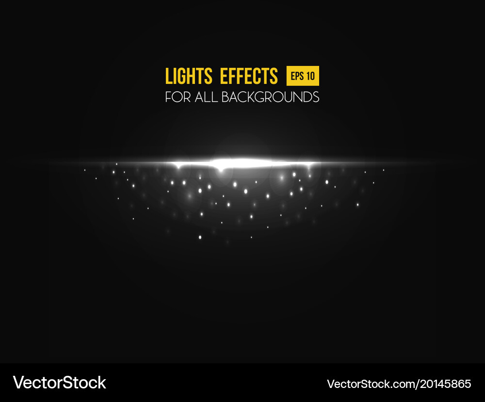 Light effect made by sunset for background Vector Image