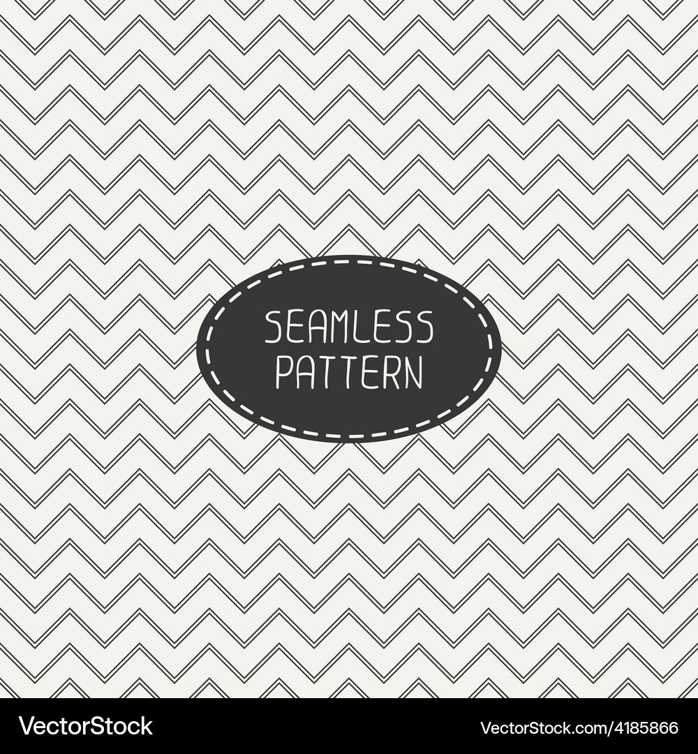 Retro Zigzag Chevron Pattern Vector Image