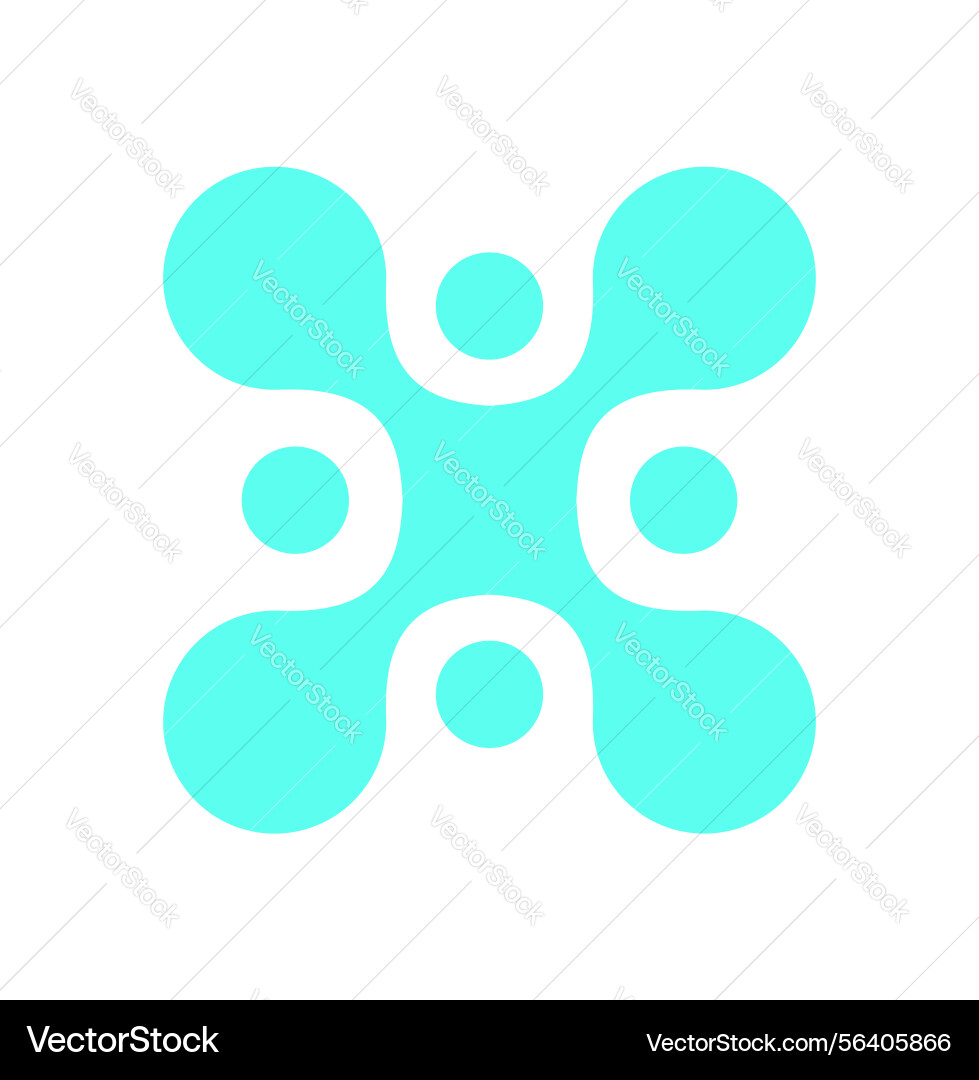Y2k abstract shape pattern Vector Image