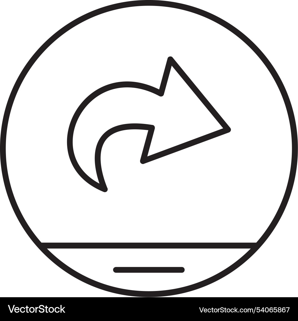 Next line icon design Vector Image