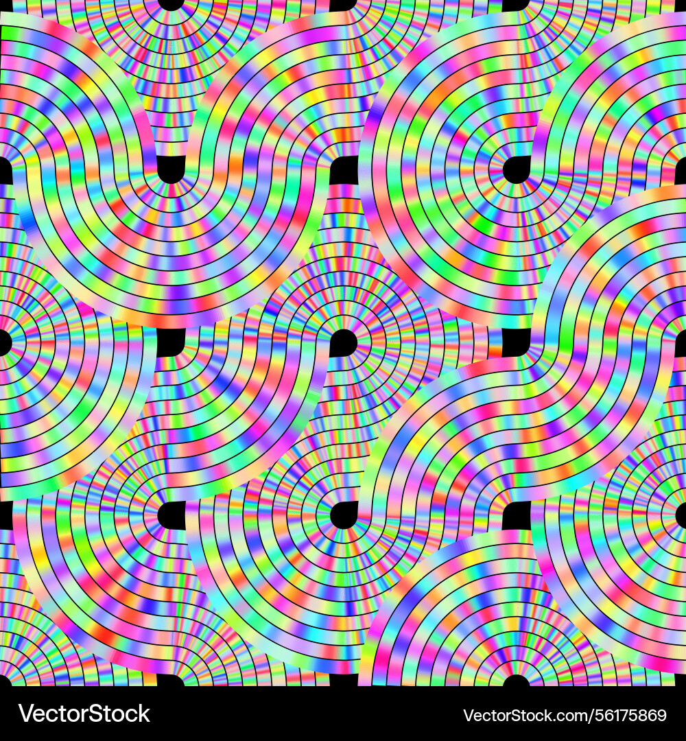 An abstract pattern of multi-colored concentric An abstract pattern of multi-colored concentric vector image