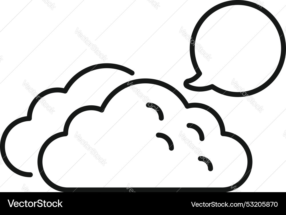 Cloud Computing sprechen mit Sprachblase zeigen Cloud Computing sprechen mit Sprachblase zeigen vektorbild