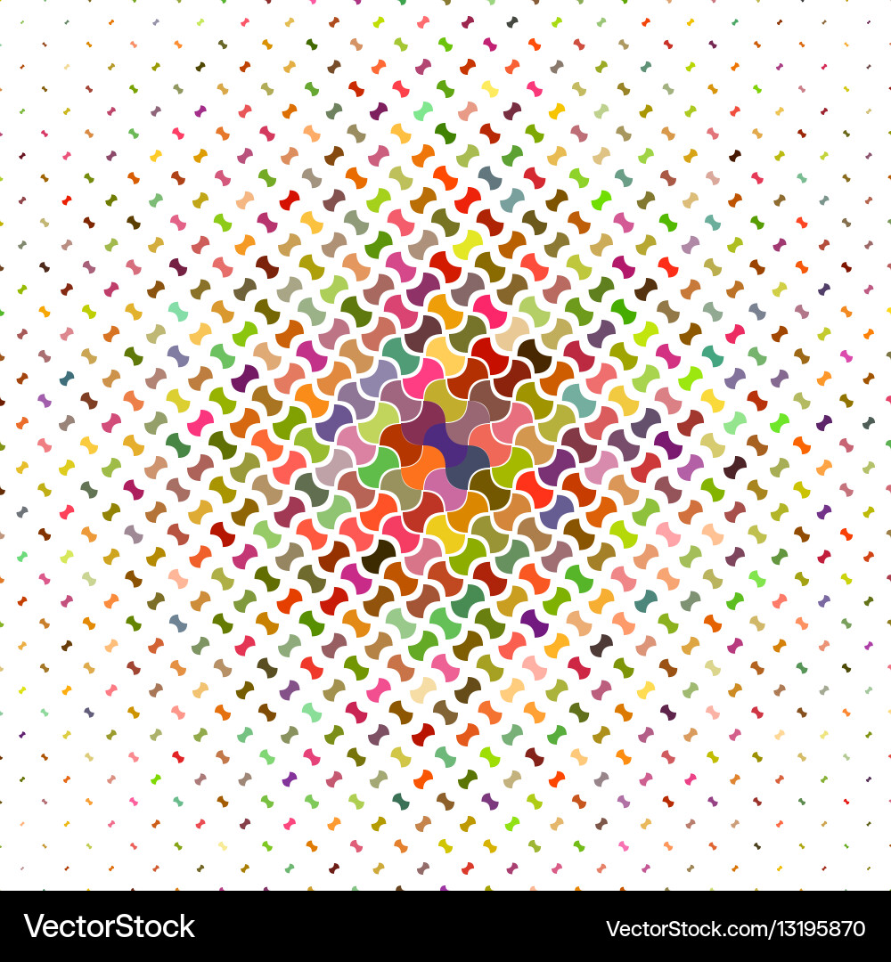 Colorful abstract puzzle pattern background vector image