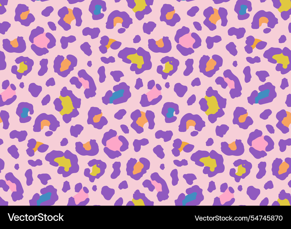 Leopard cheetah wild animals print seamless Leopard cheetah wild animals print seamless vector image