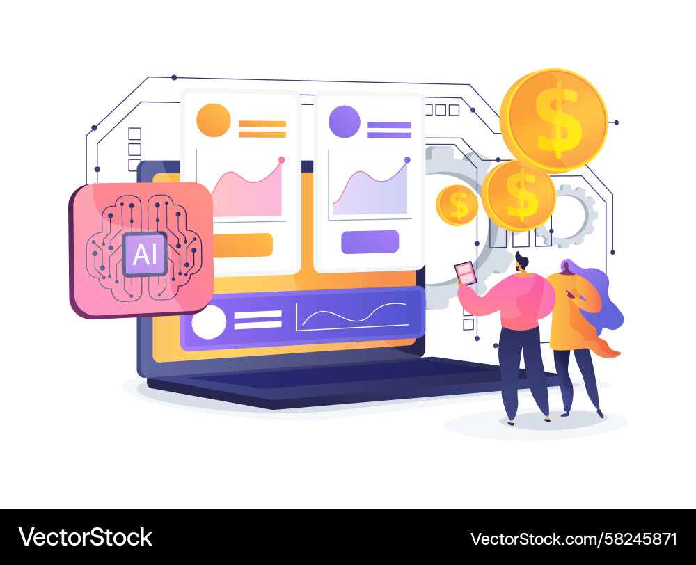 Dynamic Pricing Optimization Vector Image