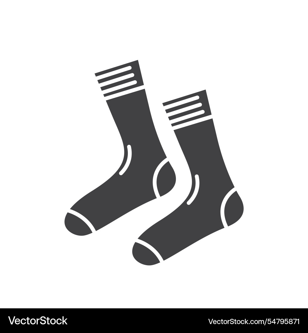 Line socks icon element design template Line socks icon element design template vector image