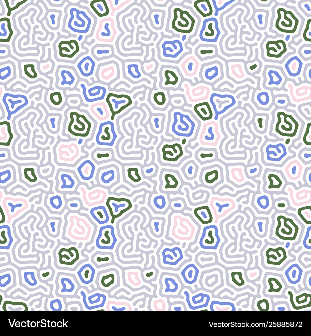 Diffusion reaction seamless pattern black Diffusion reaction seamless pattern black vector image