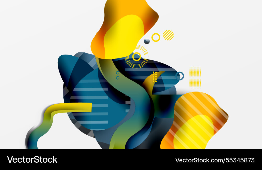 Abstract liquid shapes and lines background Abstract liquid shapes and lines background vector image