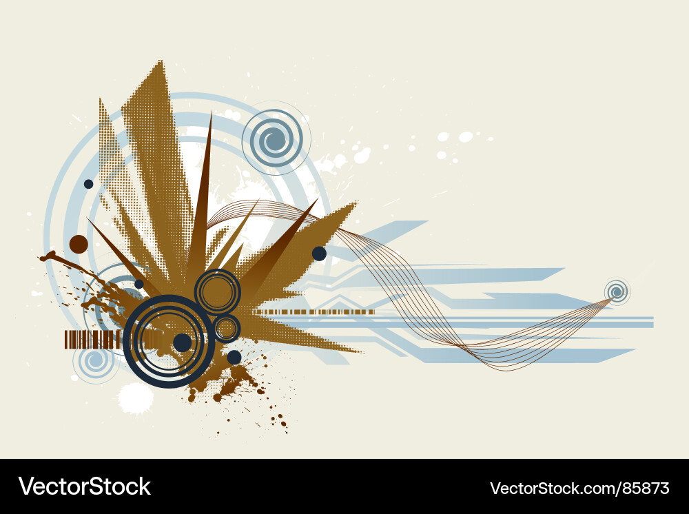 Digital Circuit Background vector image