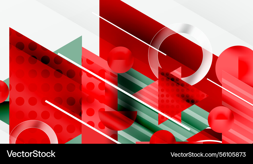 Modern abstract design with overlapping vector image