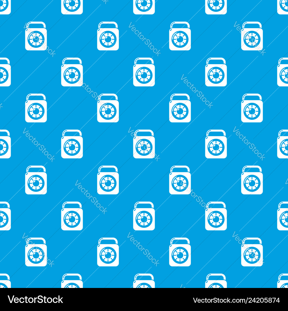 Lock element pattern seamless blue Lock element pattern seamless blue Vector Image
