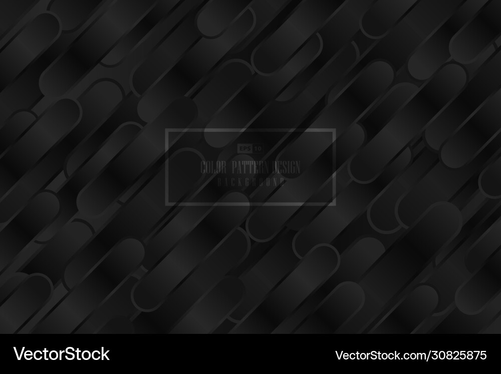 Abstract gradient black stripe round line pattern Abstract gradient black stripe round line pattern vector image