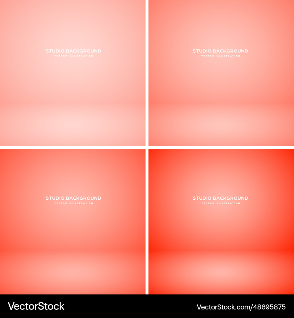 Empty peach studio abstract backgrounds vector image