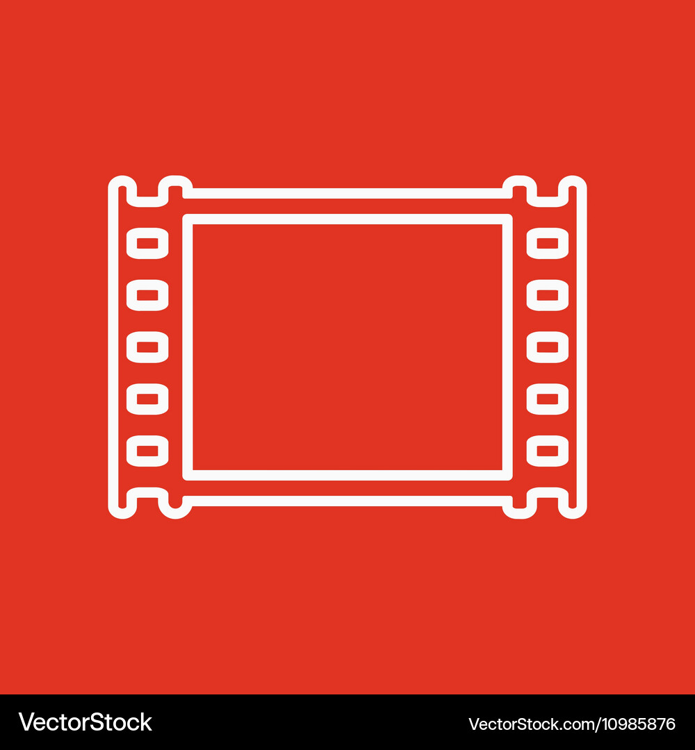 Film icon symbol flat Vector Image