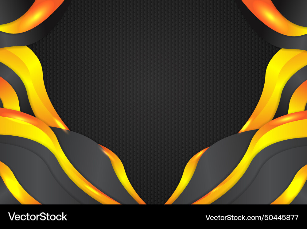 Abstract background polygon shape with black vector image