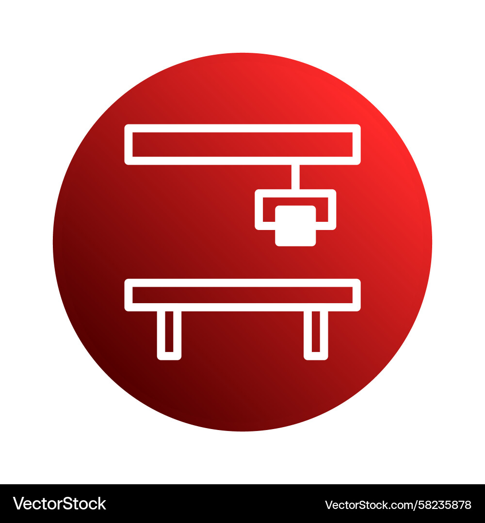 Robotic Arm Automation System Vector Image