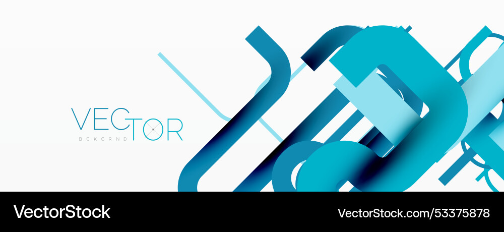Wave lines minimal abstract background Vector Image