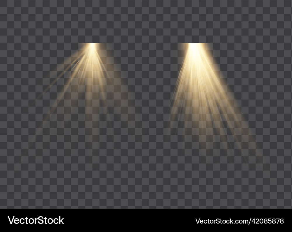 White glowing light explodes on a transparent White glowing light explodes on a transparent vector image
