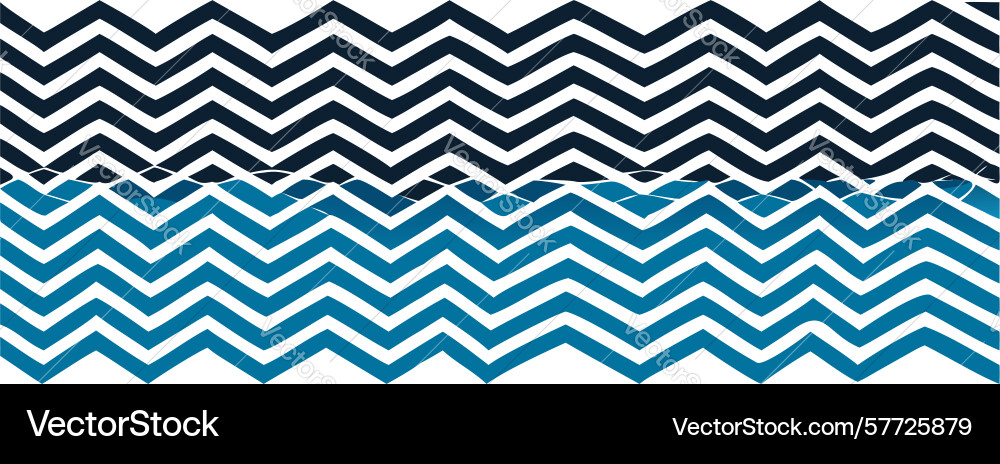 Abstract wavy lines pattern blue gradient vector image