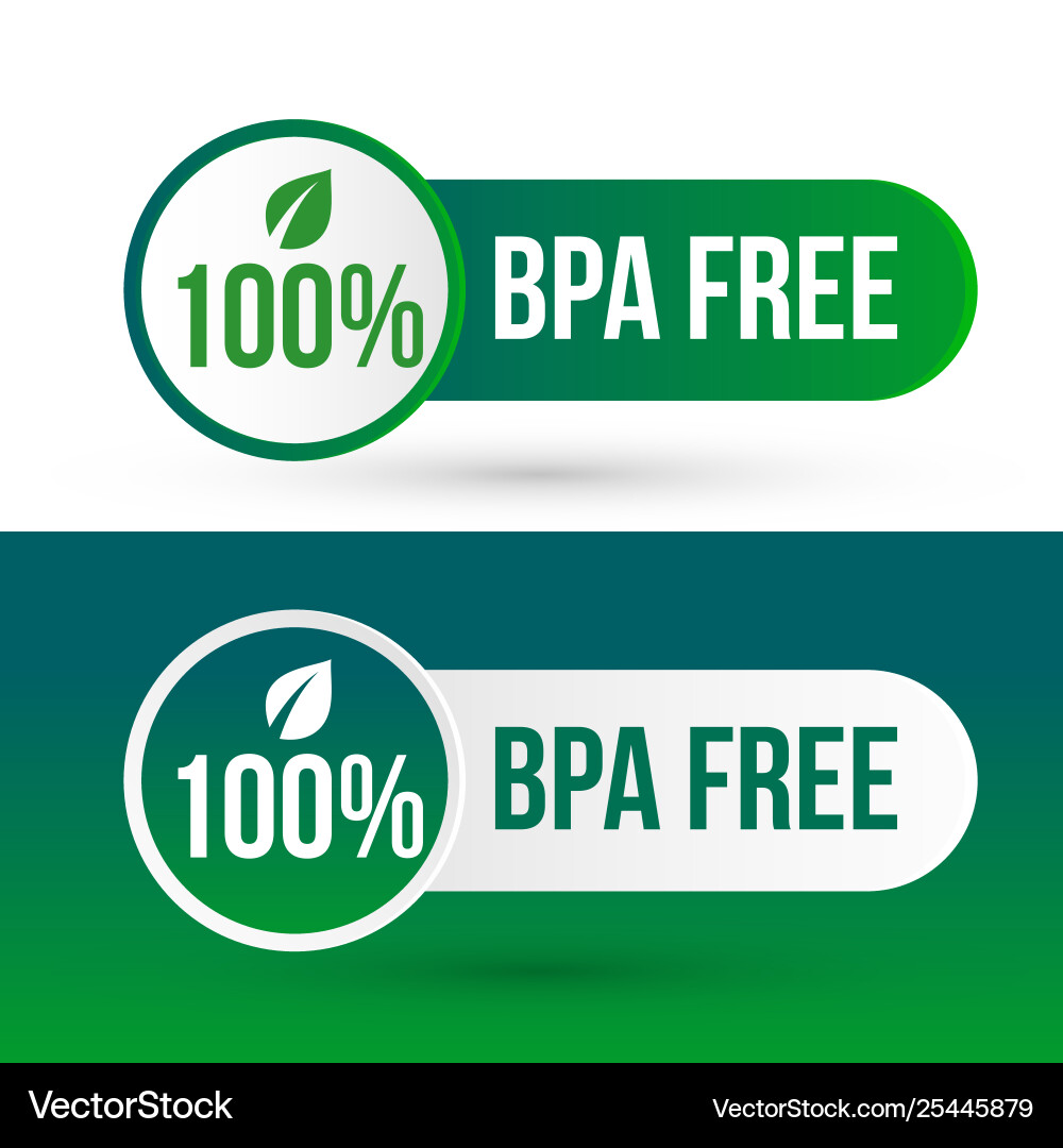 Bpa free logo badge icon labels Bpa free logo badge icon labels vector image