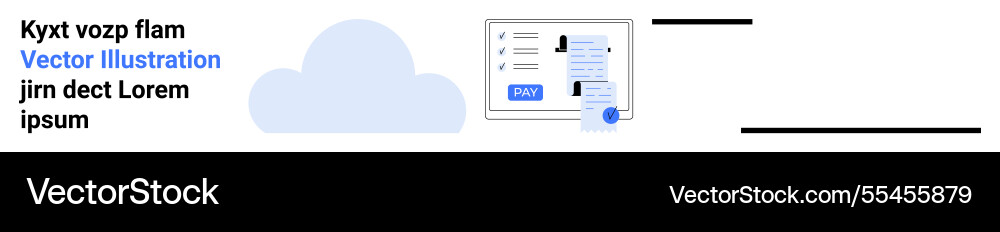 Cloud data interface with login form Cloud data interface with login form vector image