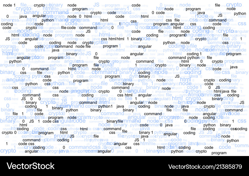 Coding Abstract Composition vector image