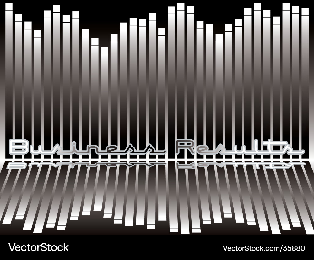 Abstract Sound Wave Chart vector image