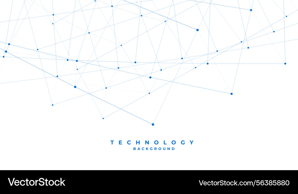 Digital web network technology background vector image