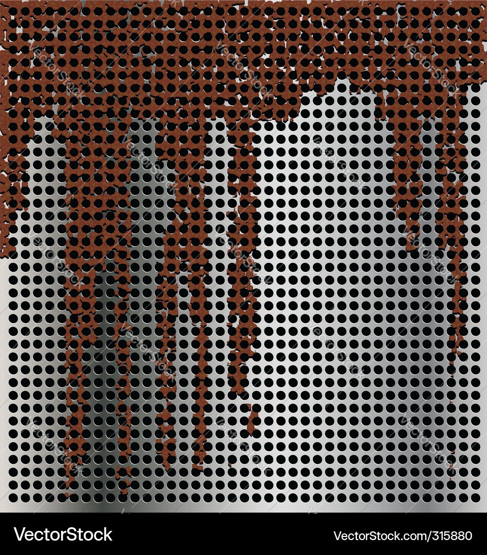 Metallic Grid Texture Vector Image