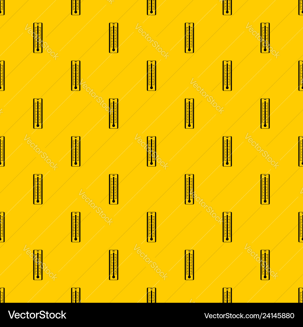 Thermometer with degrees pattern Thermometer with degrees pattern Vector Image