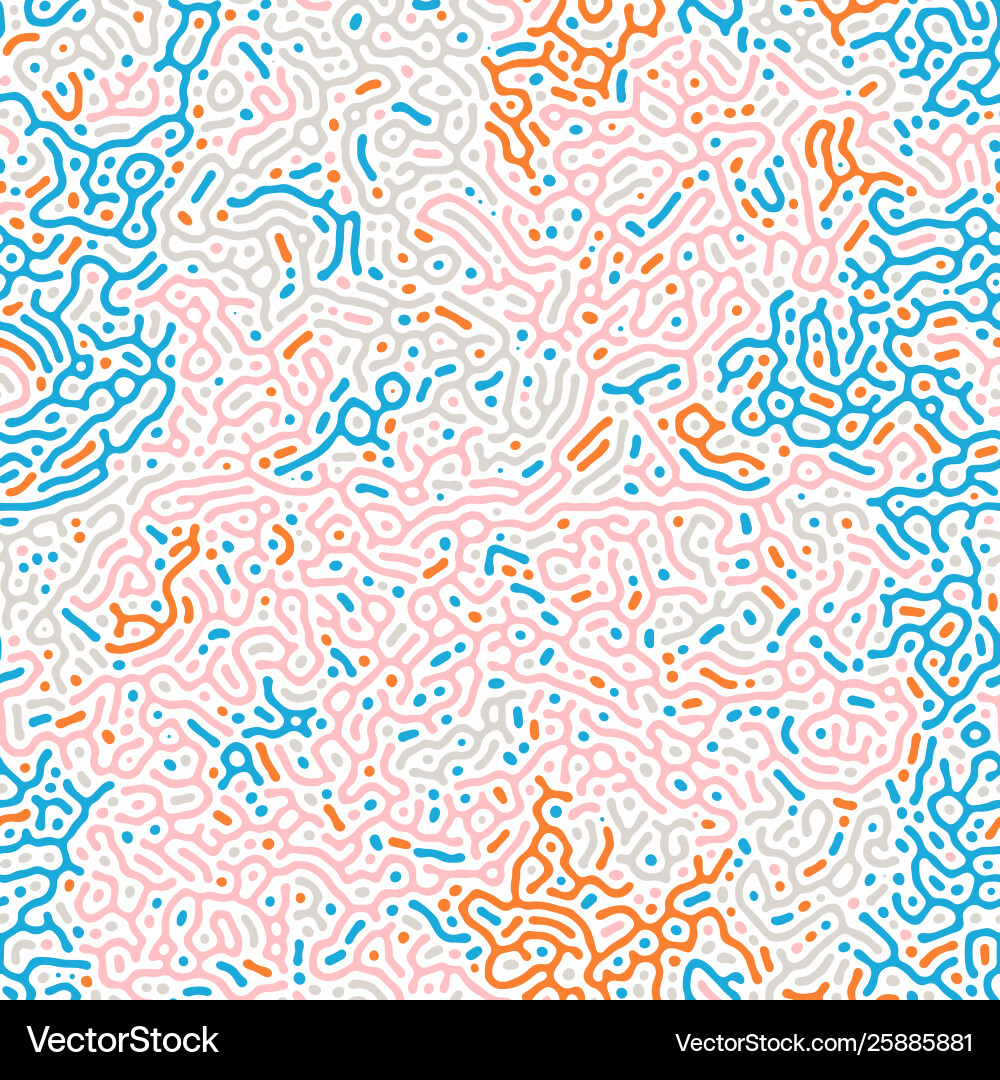 Diffusion reaction seamless pattern black Diffusion reaction seamless pattern black vector image